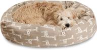 🐶 majestic sherpa bagel pet bed logo