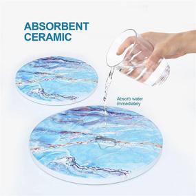 img 1 attached to 🍻 YY ASEN Absorbent Beverage Coasters: Ultimate Protection for Your Tabletop!