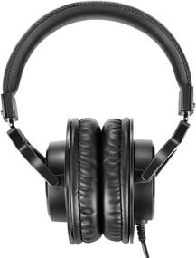 img 2 attached to Neewer NW-2000 Studio Monitor Headphones - Dynamic Rotatable Headsets with 40mm Loudhailer Driver, 3 Meters Cable, 6.35mm Plug Adapter, compatible with PC, Cell Phones, TV