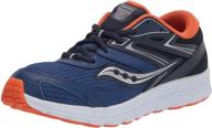 👟 saucony boys cohesion blue sneaker - boys' shoes logo