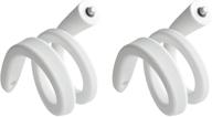 📷 blink outdoor, indoor, mini, xt2, xt cameras: aobelieve 2-pack white flexible twist mount logo