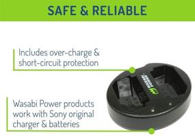 img 1 attached to ⚡ High-performance Wasabi Power Charger: Sony NP-FZ100, BC-QZ1 | Compatible with Sony FX3, a1, a9, a9 II, a7C, a7R III, a7R IV, a7S III, a7 III, a7 IV, a6600