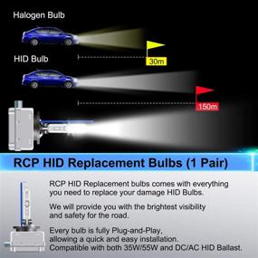 img 2 attached to RCP D8S 8000K Ртутьный газоразрядный заменяемый лампочка Ice Blue Metal Base 12V Автофары 25 Вт - пара