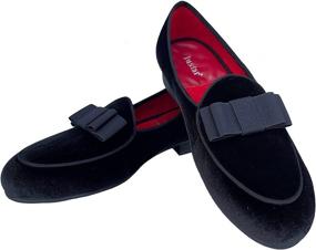 img 3 attached to Justar Loafers Belgian Slippers Numeric_13 Men's Shoes