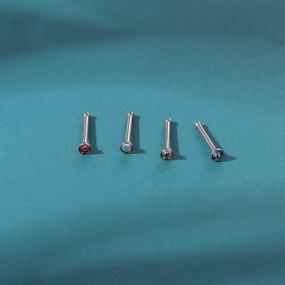 img 2 attached to BodyAce 4 6Pcs Titanium Piercing Jewelry