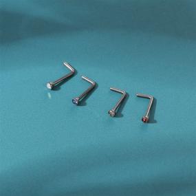 img 1 attached to BodyAce 4 6Pcs Titanium Piercing Jewelry