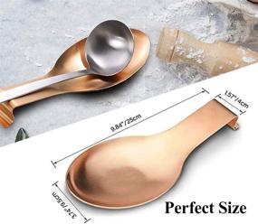 img 3 attached to 🌹 RoseGold Stainless Spatula for Effortless Kitchen Dishwashing