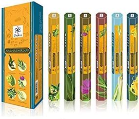 img 1 attached to Chakra Aromatherapy Natural Fragrance Scented Sticks - Enhance Health and Well-Being - 120 Long-Lasting Sticks - Pack of 6