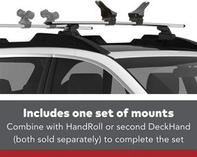 img 1 attached to 🚣 YAKIMA DeckHand Roof Mounted Boat Rack for Vehicles: Secure Your Boat with One Set of Mounts