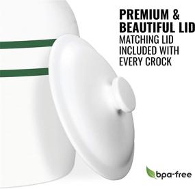 img 2 attached to 💧 Stay Hydrated with the Geo Sports Porcelain Ceramic Crock Water Dispenser