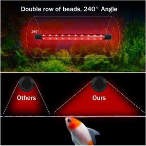 img 3 attached to 🐠 NO.17 Submersible LED Light for Fish Tank: Enhance Your Aquarium with the Newest 240°Angle Underwater Lighting Technology, IP68 Rated