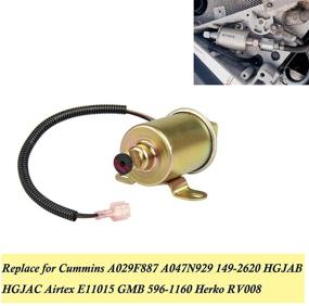 img 2 attached to E11015 Electric Fuel Pump Replacement - Cummins A029F887 A047N929 149-2620, 🔋 HGJAB HGJAC Airtex E11015 GMB 596-1160 Herko RV008, Onan 5500 5.5KW Gas Generator