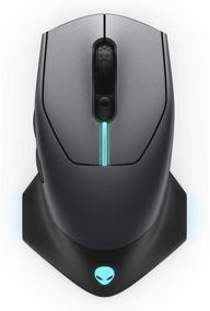 img 4 attached to 🖥️ Alienware AW610M Gaming Mouse: Exceptional Wired/Wireless Performance, High DPI Sensor, Long-Lasting Battery, Customizable RGB Lighting