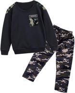 🩳 koupa boys camo tank top and shorts set - kids clothing outfits logo