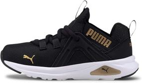 img 4 attached to 👟 Stylish PUMA Running Black Poppy Unisex Little Girls' Shoes and Athletic: Shop Now!