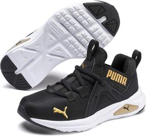 img 3 attached to 👟 Stylish PUMA Running Black Poppy Unisex Little Girls' Shoes and Athletic: Shop Now!