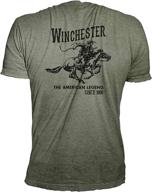 👕 winchester vintage graphic military men's t-shirts & tanks: authentic & stylish apparel logo