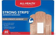 💪 all health heavy fabric strong strip, tan, 60 count: durable bandages for optimal wound protection логотип