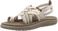 teva voya strappy antiguous birch logo