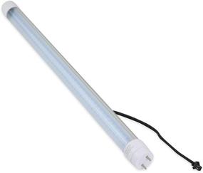 img 3 attached to 🚐 RV LED Light Bulb LED T8, 18" Fluorescent Tube Replacement - 600 Lumen (Warm White) - Pack of 10