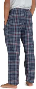img 1 attached to 🎅 Набор пижам из фланели для мальчиков - идеальная новогодняя одежда и спальные принадлежности в категории пижам и халатов