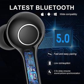 img 3 attached to Водонепроницаемые наушники с беспроводным Bluetooth