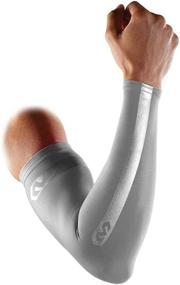 img 1 attached to Enhance Performance and Visibility: McDavid Pair Compression Reflective Arm Sleeves