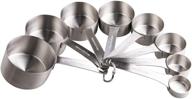 smithcraft stainless steel measuring cups set - heavy duty 8 cups and 1 ring – 18/8 (304) steel material - pack of 9 logo