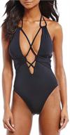 adoreshe women's sexy one piece strappy monokini with v-plunge cutout - backless bathing suit logo