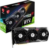 🎮 msi rtx 3070 gaming z trio 8g lhr graphics card - geforce rtx 3070 lhr 8gb gdrr6, 256-bit hdmi/dp, nvlink, torx fan 4, rgb, ampere architecture, oc логотип