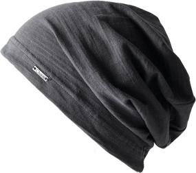 img 4 attached to Stylish Unisex CHARM Summer Beanie - Breathable Slouchy Chemo Cotton Hat