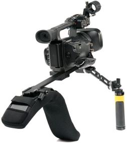 img 3 attached to Ikan Hoverfly Lightweight Shoulder Rig (Black) - Enhanced for Maximum SEO