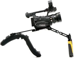 img 1 attached to Ikan Hoverfly Lightweight Shoulder Rig (Black) - Enhanced for Maximum SEO