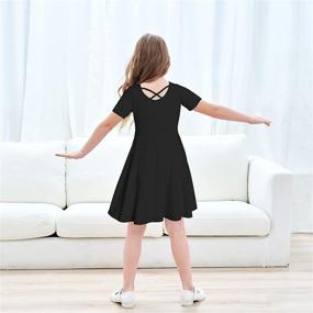 img 2 attached to 👗 JESKIDS Детское платье со свободной юбкой для девочек: Великолепная одежда для вашей маленькой девочки