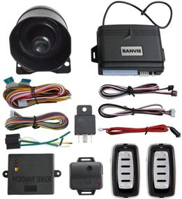 img 3 attached to BANVIE Car Security Alarm System featuring Microwave Sensor & Shock Sensor for enhanced protection