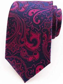 img 1 attached to 👔 Effortlessly Stylish: Mens Necktie Woven JACQUARD Classic