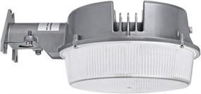 img 4 attached to 🏡 CINOTON LED Barn Light 42W: High-Intensity 5000K Daylight Dusk to Dawn Outdoor Lighting for Enhanced Security and Energy Efficiency