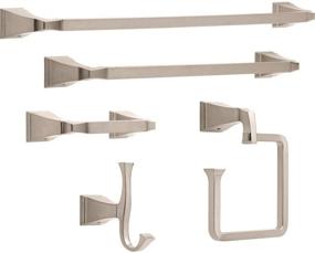 img 2 attached to Enhance Your Bathroom Décor with the Delta Dryden Stainless Toilet Paper Holder, 75150-SS