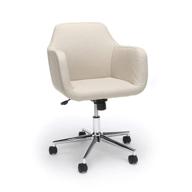 🪑 premium tan upholstered home office desk chair by ofm ess collection: comfort and style for your workspace логотип