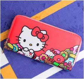 img 2 attached to 🐱 Kerr's Choice Cat Wallet: Stylish Red PU Card Holder and Kitty Purse