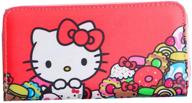 🐱 kerr's choice cat wallet: stylish red pu card holder and kitty purse logo