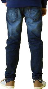 img 2 attached to 👖 Stylish Leo&Lily Boys' Big Jeans: Comfortable and Trendy Apparel for Kids