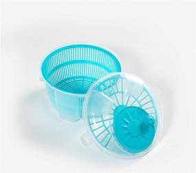 img 3 attached to 🥗 Mabel Home Salad Spinner Review: 5.5 Quart Vegetable Spinner with Bonus Salt & Pepper Shaker