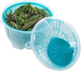 img 2 attached to 🥗 Mabel Home Salad Spinner Review: 5.5 Quart Vegetable Spinner with Bonus Salt & Pepper Shaker