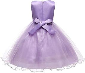 img 3 attached to Sequin Mesh Tulle Party Dress Lace Pageant Ball Gown Prom - Super Fairy Flower Girls