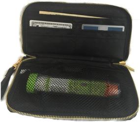 img 1 attached to 💊 Медикаментозные женские сумки и кошельки с переливающимися цветами для ремешков - футляр для заклинаний Rescue Shot
