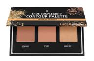 black radiance true complexion contour palette - light to medium - 0.38oz: get a radiant glow! logo