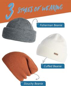 img 2 attached to Beanie Slouchy Beanies Womens Winter Outdoor Recreation
