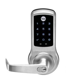 img 1 attached to 🔒 Yale AU-NTB620-NR x 2803 x 626 nexTouch Keypad Lock, Capacitive Touchscreen, Radio-Free, Aluminum