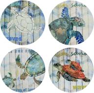 🌈 vibrant coaster set - absorbent coasters for improved seo логотип